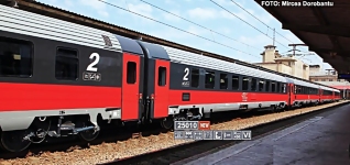 Amintiri AF25010 - H0 - 2-tlg. Set Personenwagen AVA 200, CFR, Ep. VI - Set 1